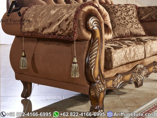 Set Sofa Tamu Mewah Klasik Eropa