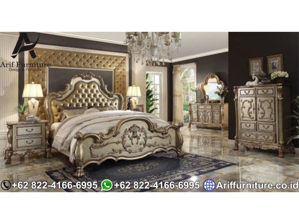 Tempat Tidur Mewah Classic Ukiran Royal