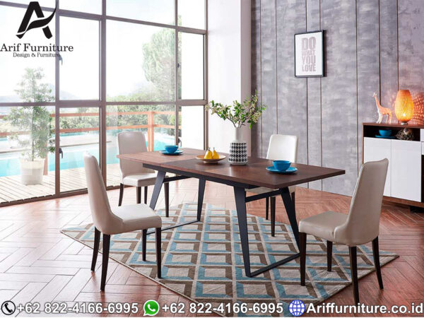 new set meja makan modern