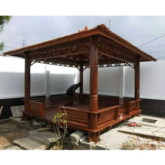 gazebo kayu glugu