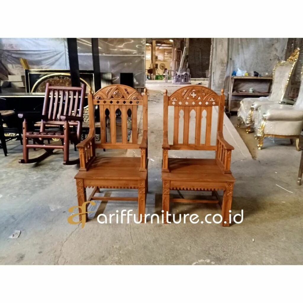 furniture gereja kayu jati