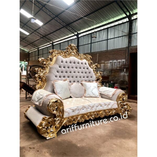 Sofa Tamu Mewah Ukiran Custom Jepara