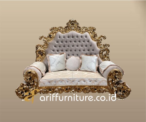 Sofa Tamu Mewah Ukiran Custom Jepara