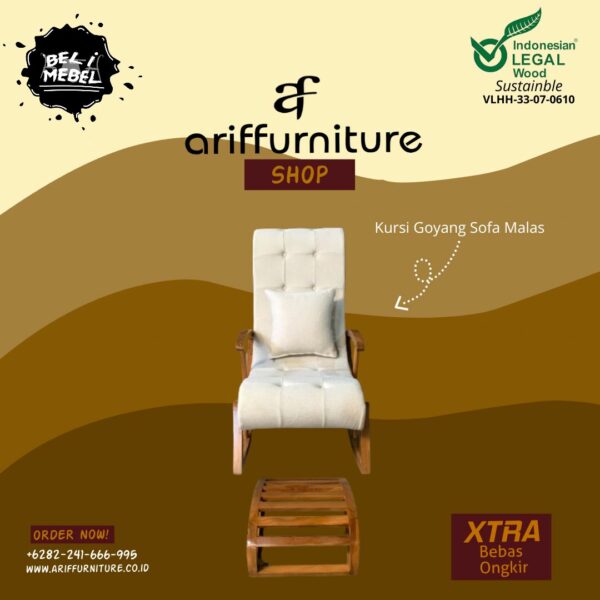 Kursi Goyang Sofa Malas Minimalis