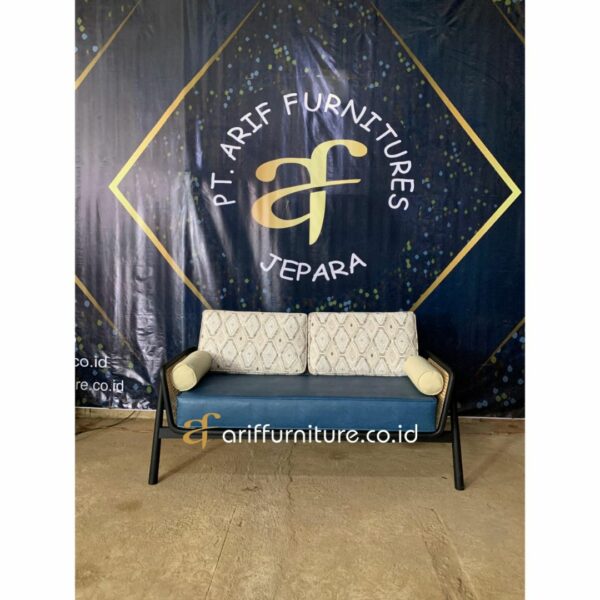 Sofa Rotan Sintetis Minimalis Modern - Gambar 3