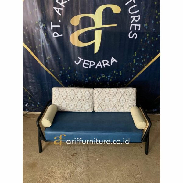 Sofa Rotan Sintetis Minimalis Modern - Gambar 5