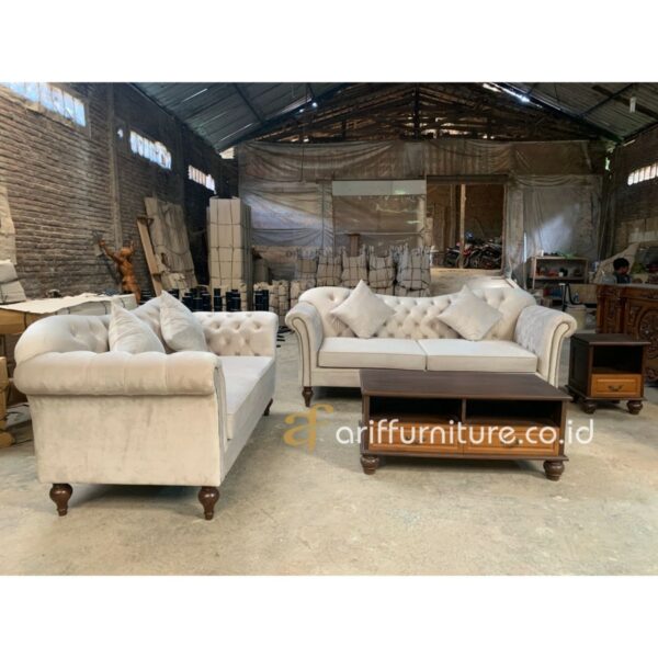 Set Sofa Ruang Tamu Retro Modern Model Minimalis - Gambar 4